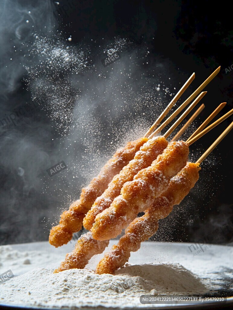 高清面筋串