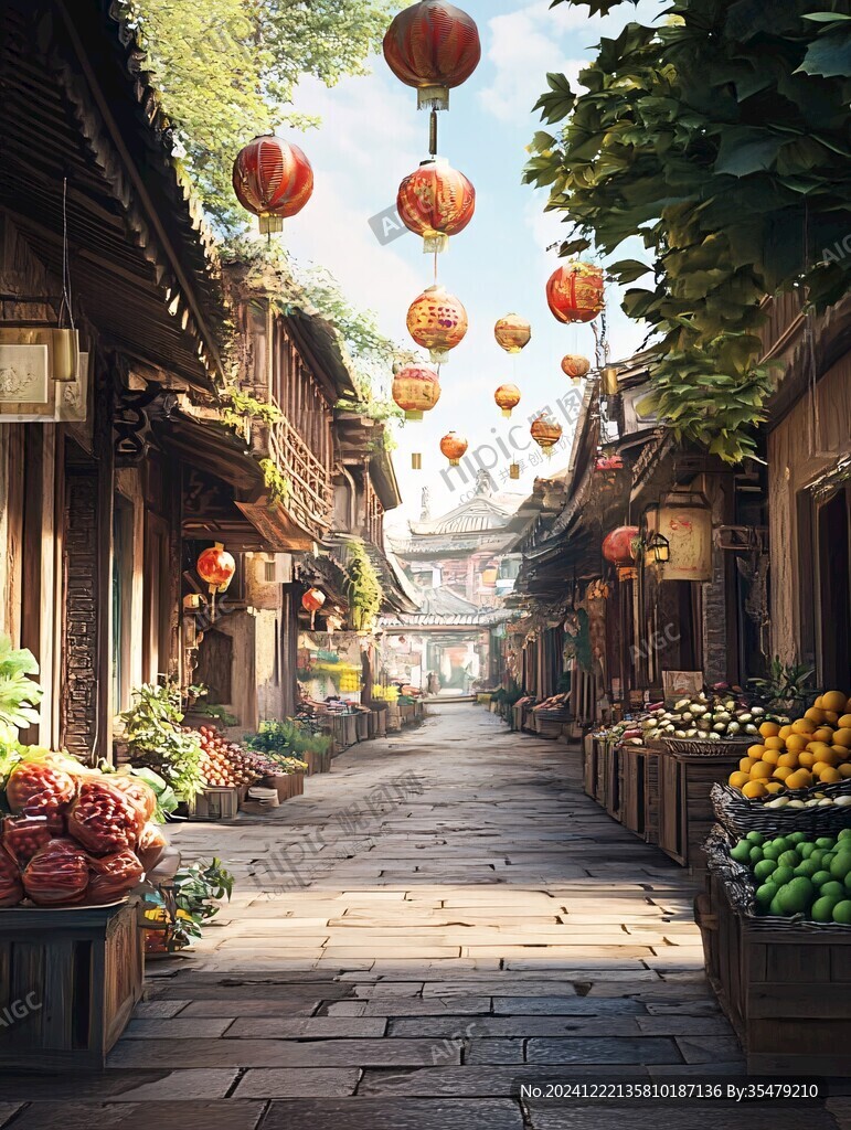 古代繁華街道