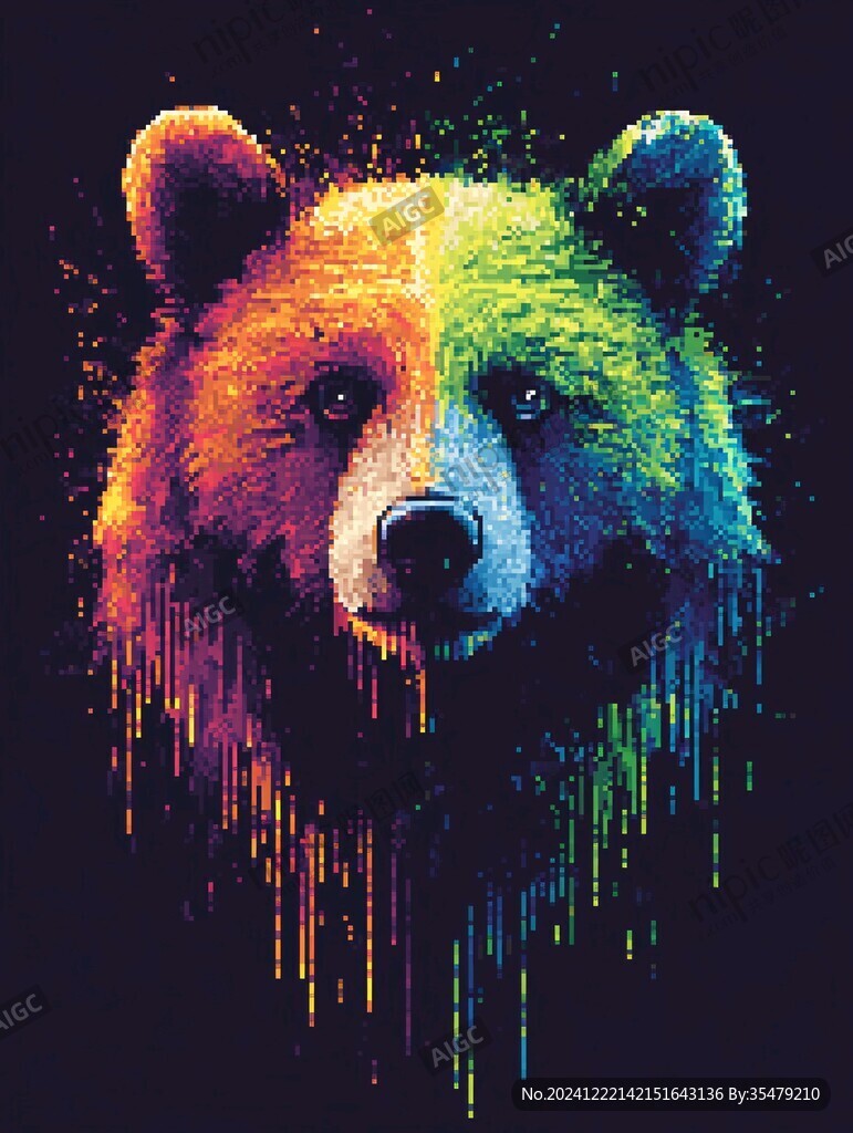 狗熊插畫