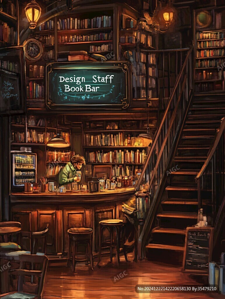 手繪圖書館