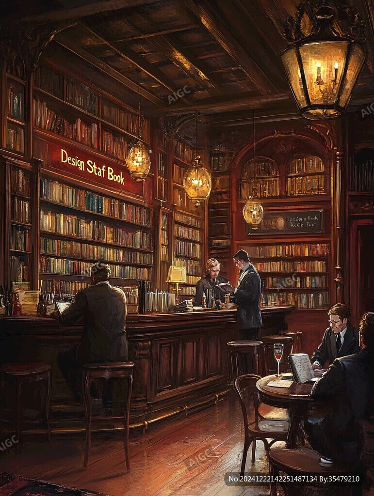 大圖書館場景