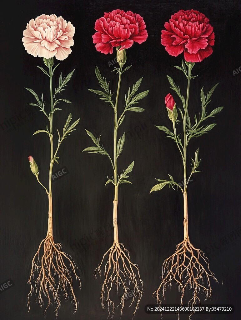 芍藥掛畫