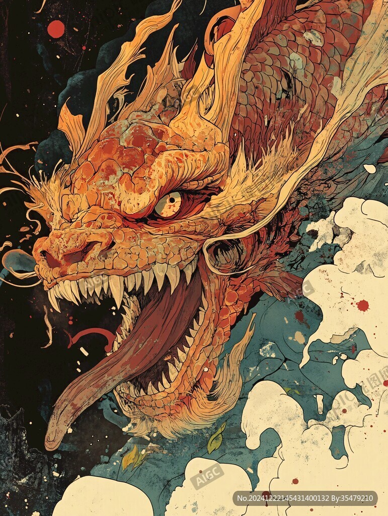 龍年文創(chuàng)插畫