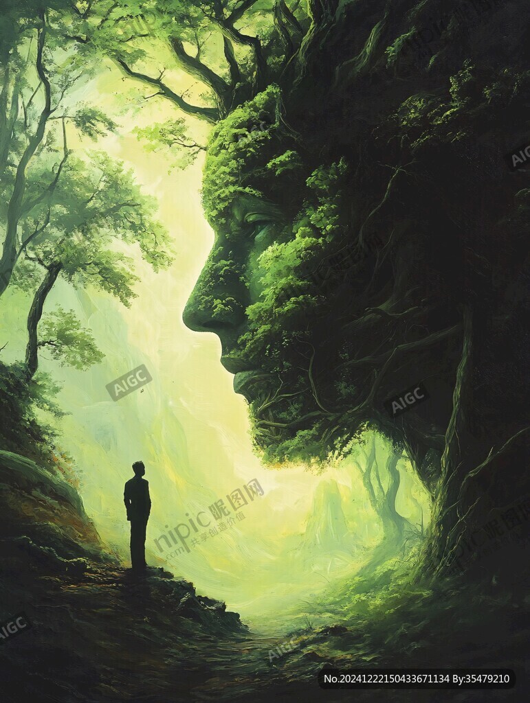 奇幻森林插畫
