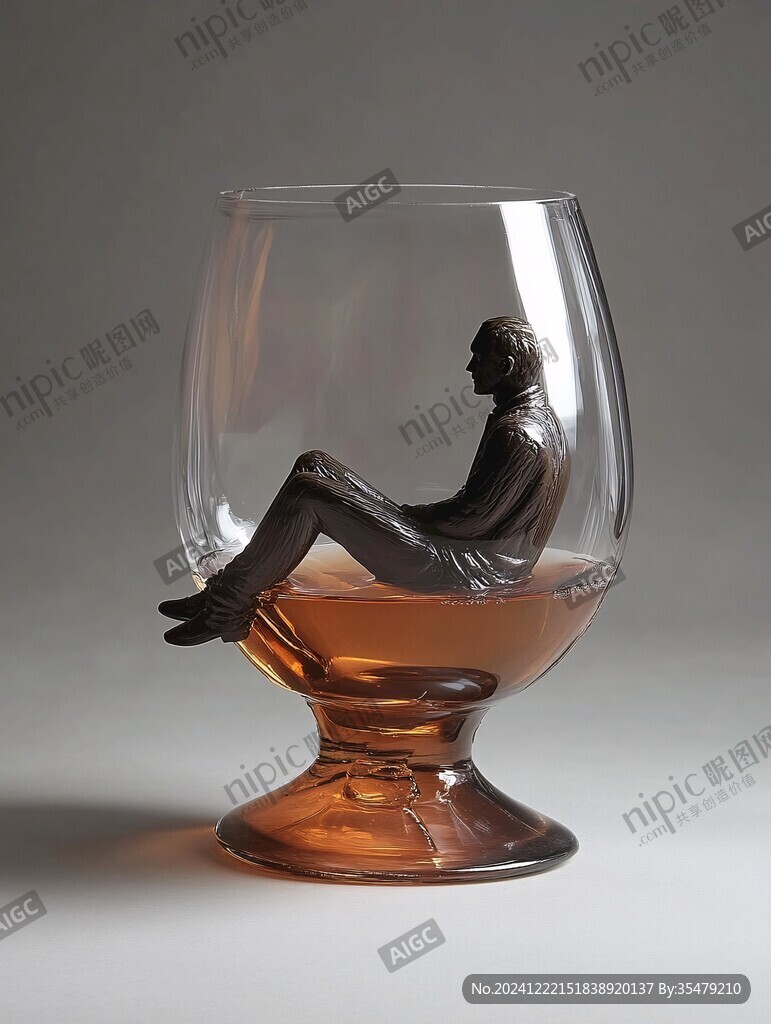 人像酒杯