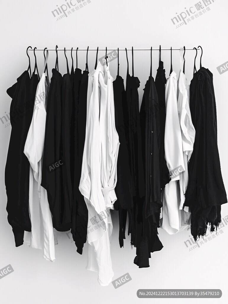衣服掛拍高清圖