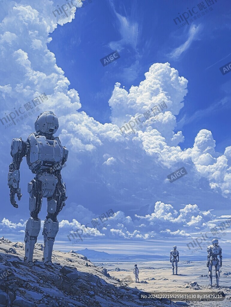 科幻雕塑場(chǎng)景