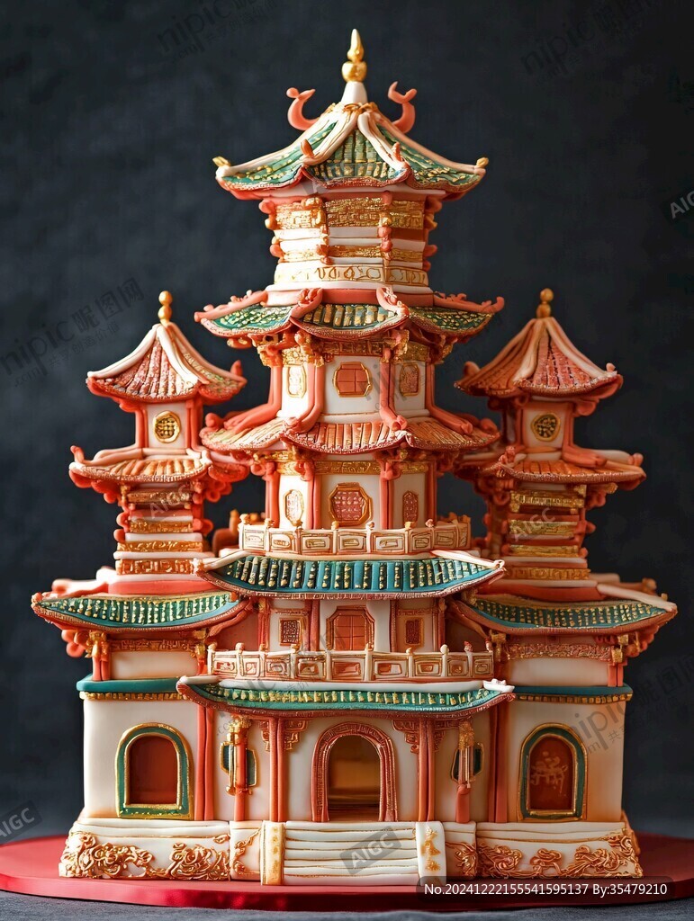 釉塑望樓