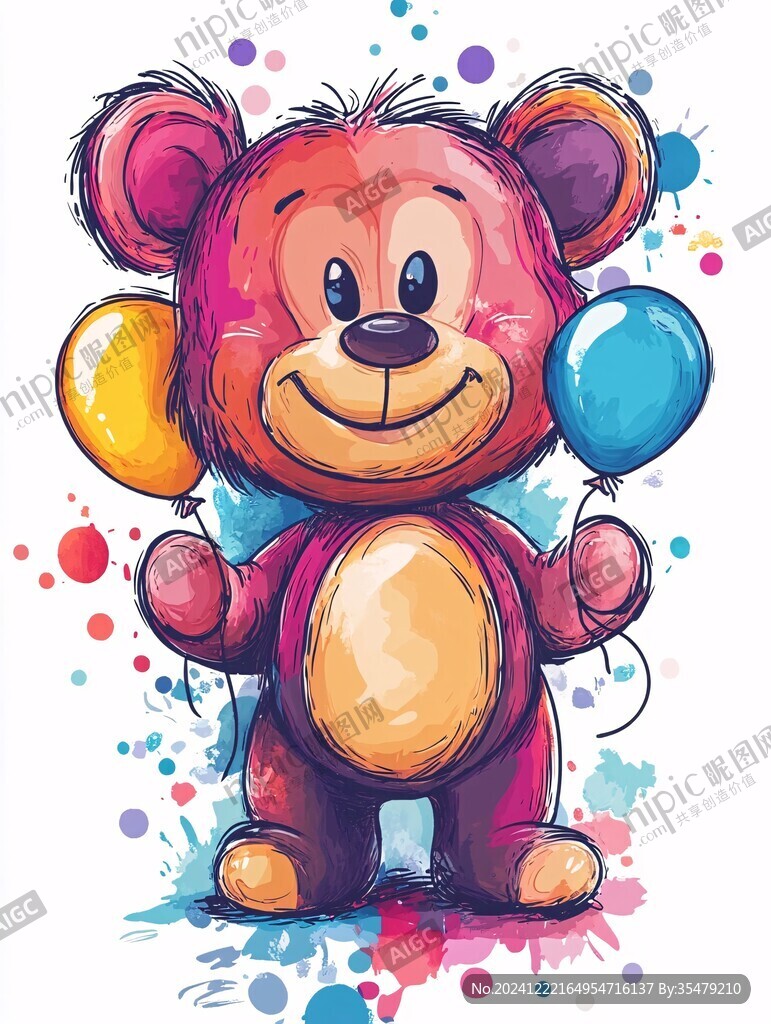 卡通熊素材