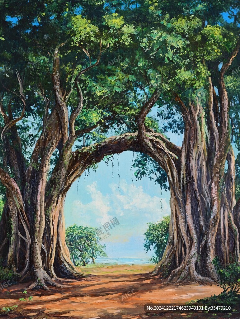 大畫幅榕樹