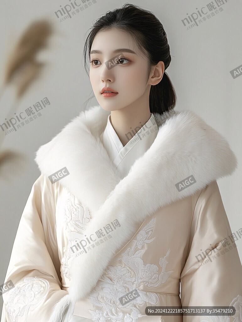 踏雪尋梅大袖衫