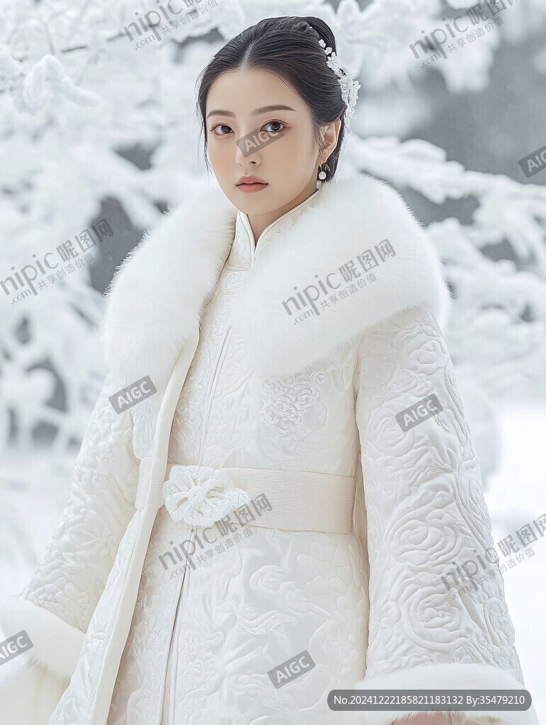 踏雪尋梅大袖衫
