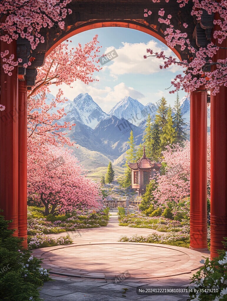 古風(fēng)場(chǎng)景春暖花開(kāi)