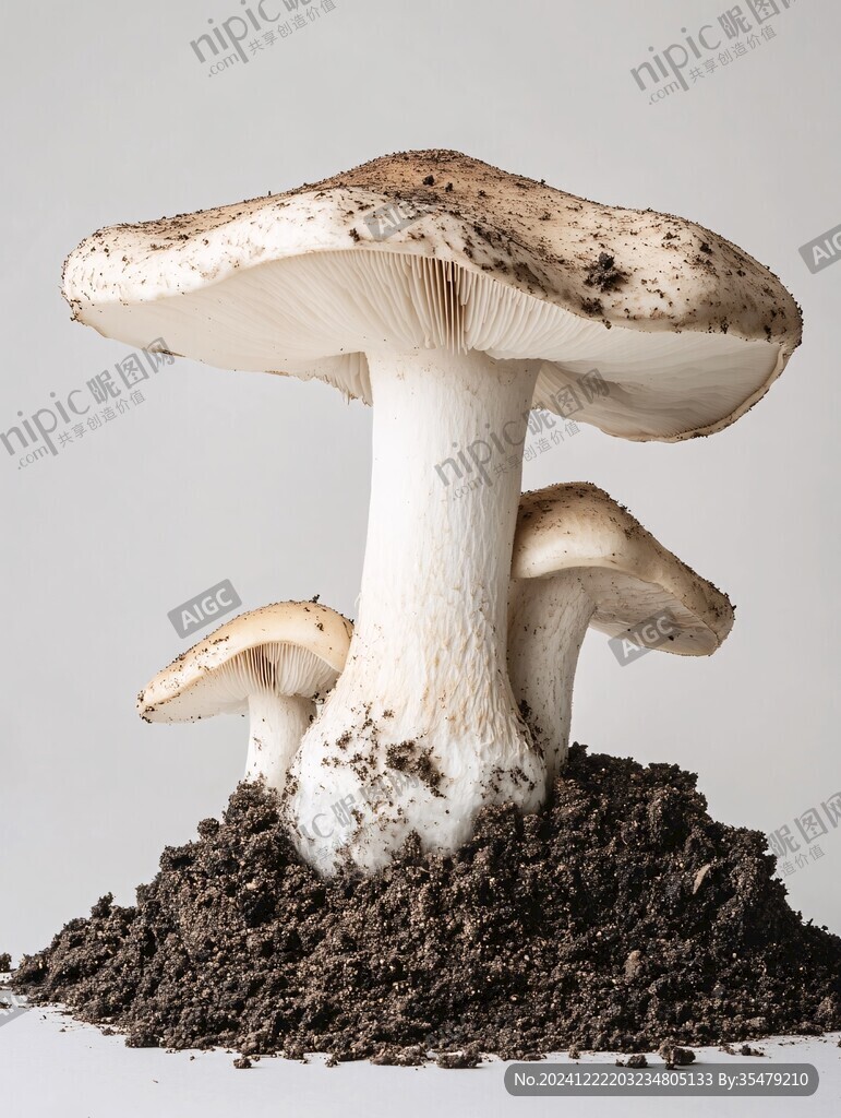 蘑菇高清白底