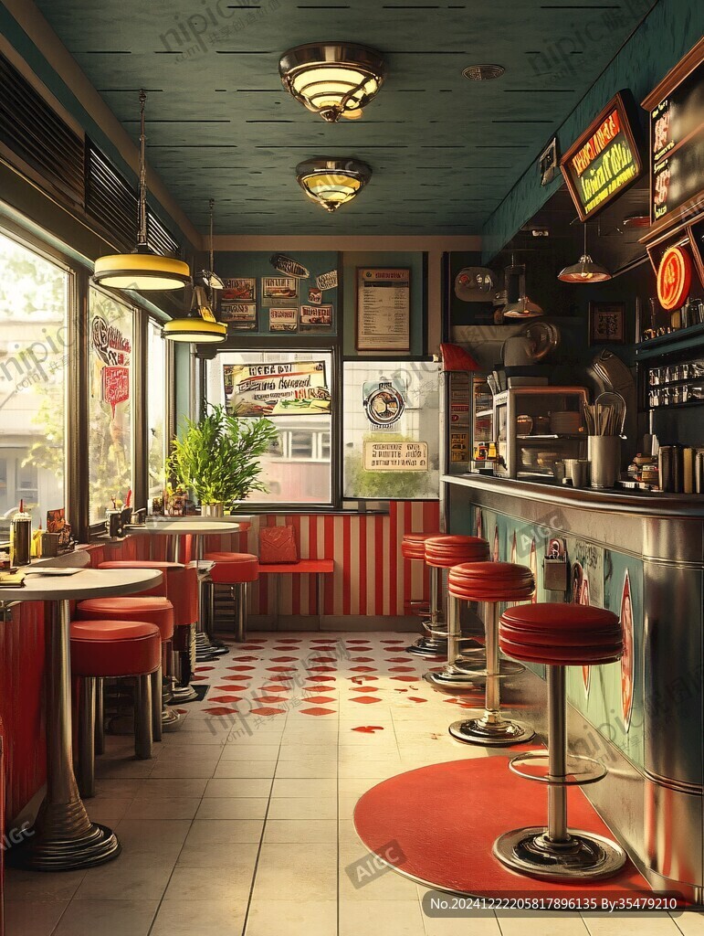 快餐小店場景