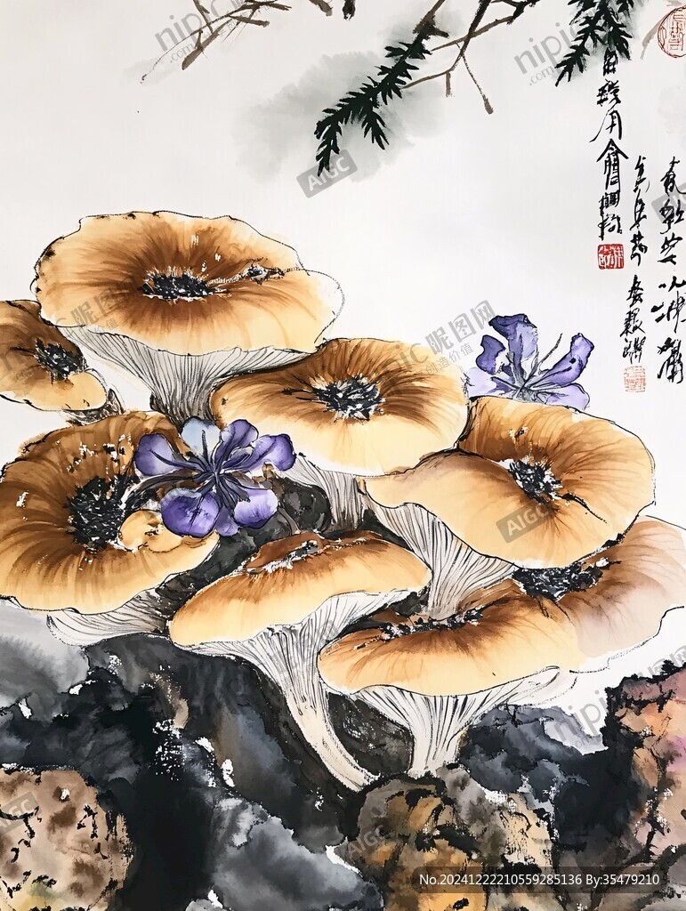 手繪旱金蓮
