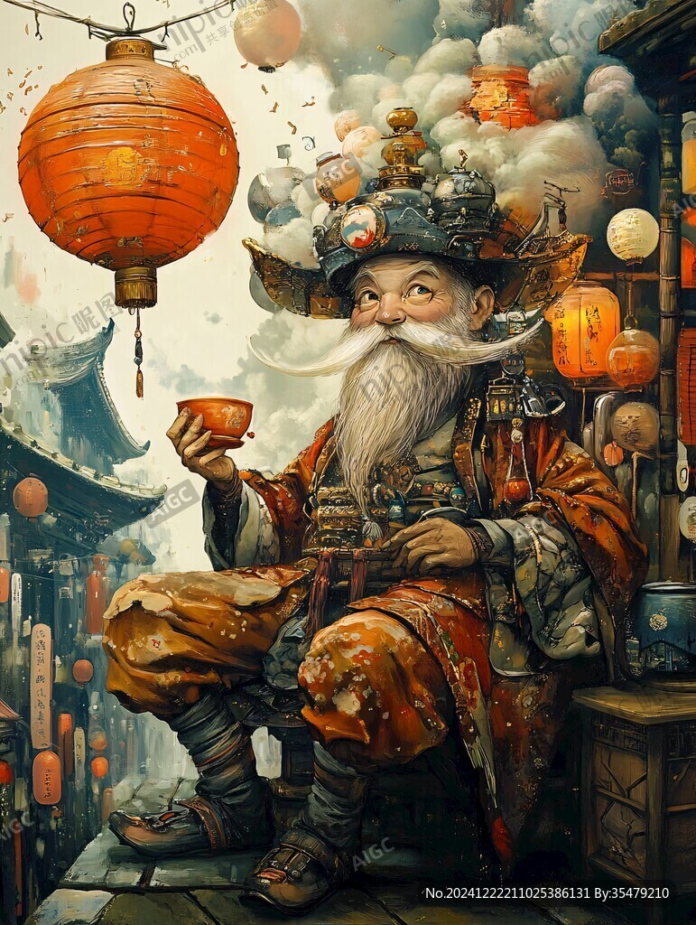 福祿壽插畫文創(chuàng)插畫