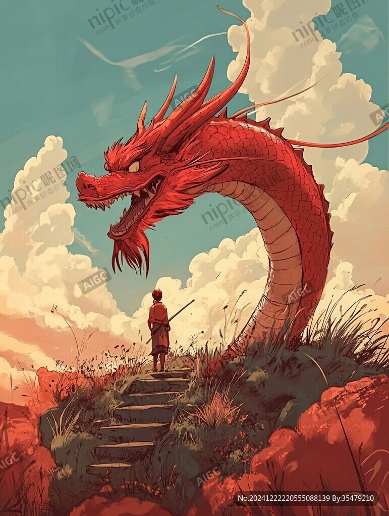 龍年系列插畫