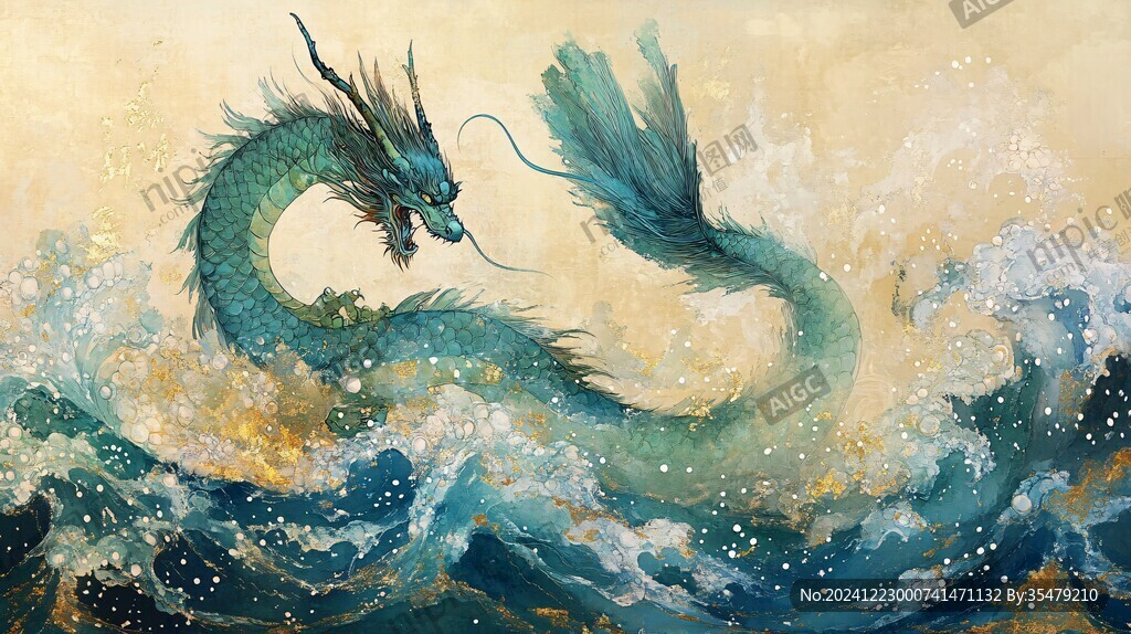 插畫(huà)龍年插畫(huà)