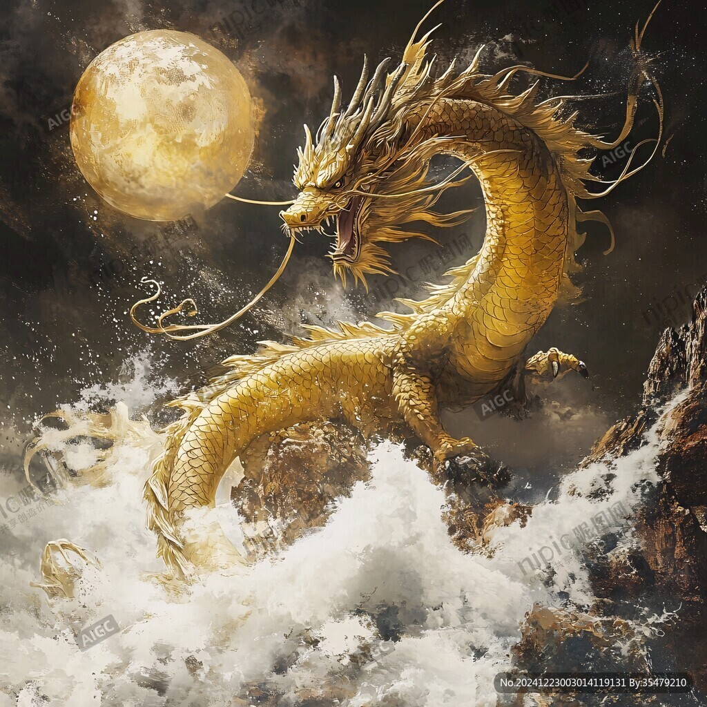 高清唯美雙龍戲珠