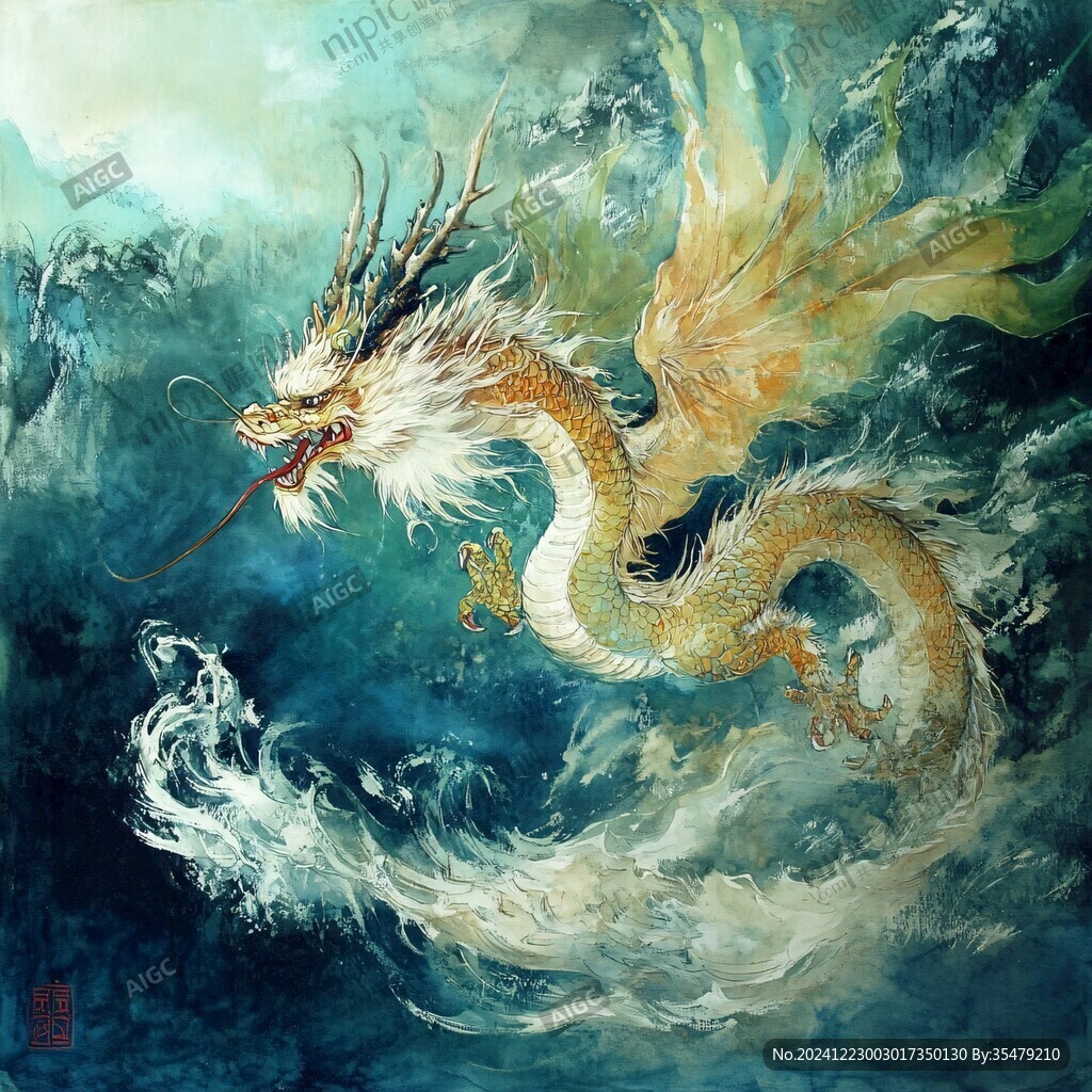 古風(fēng)龍插畫