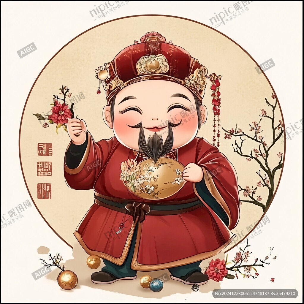 卡通財神q版