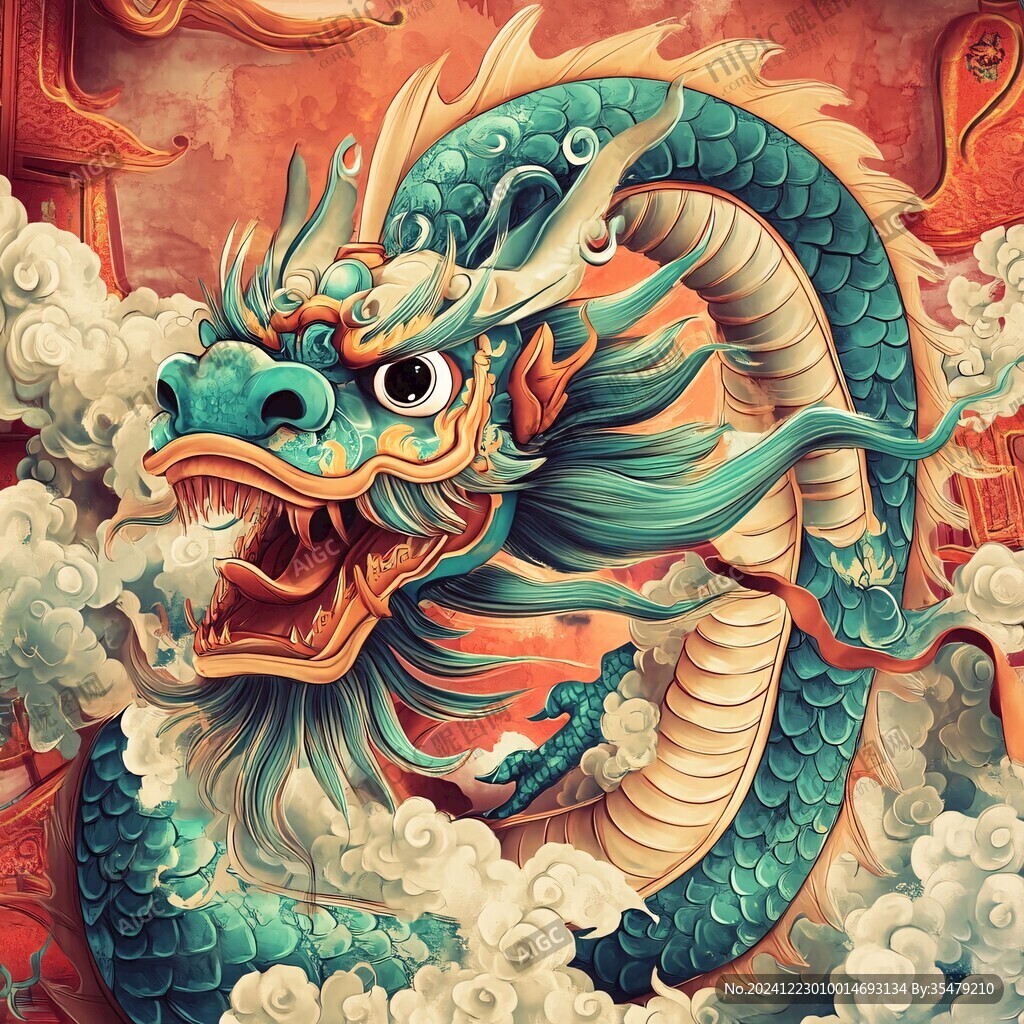 龍年文創(chuàng)插畫