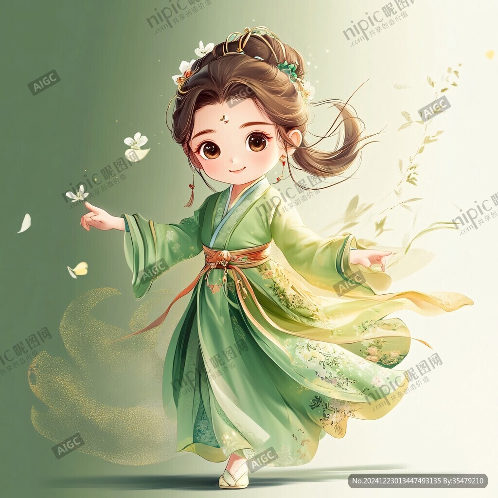 卡通古裝仙女