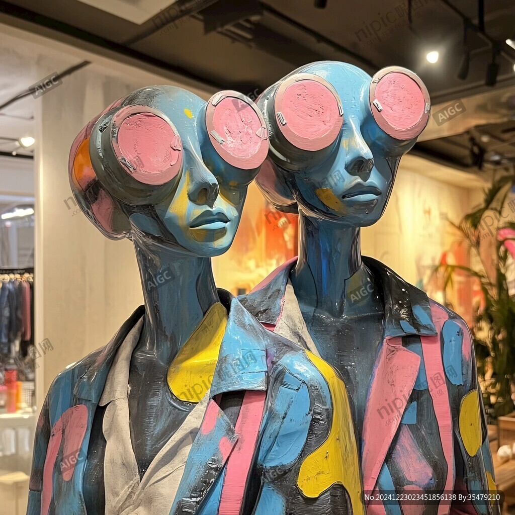 櫥窗女裝模特