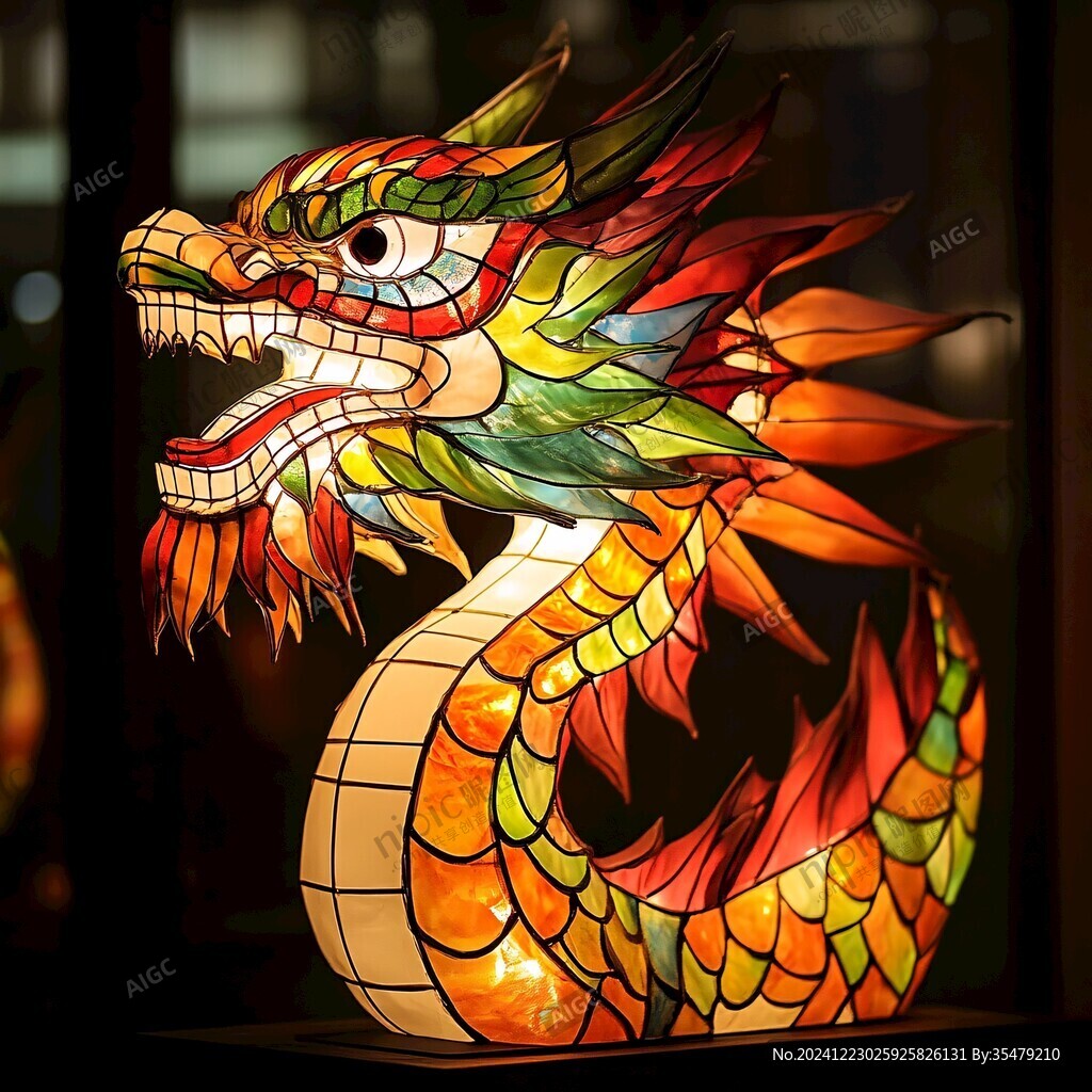 龍型燈彩