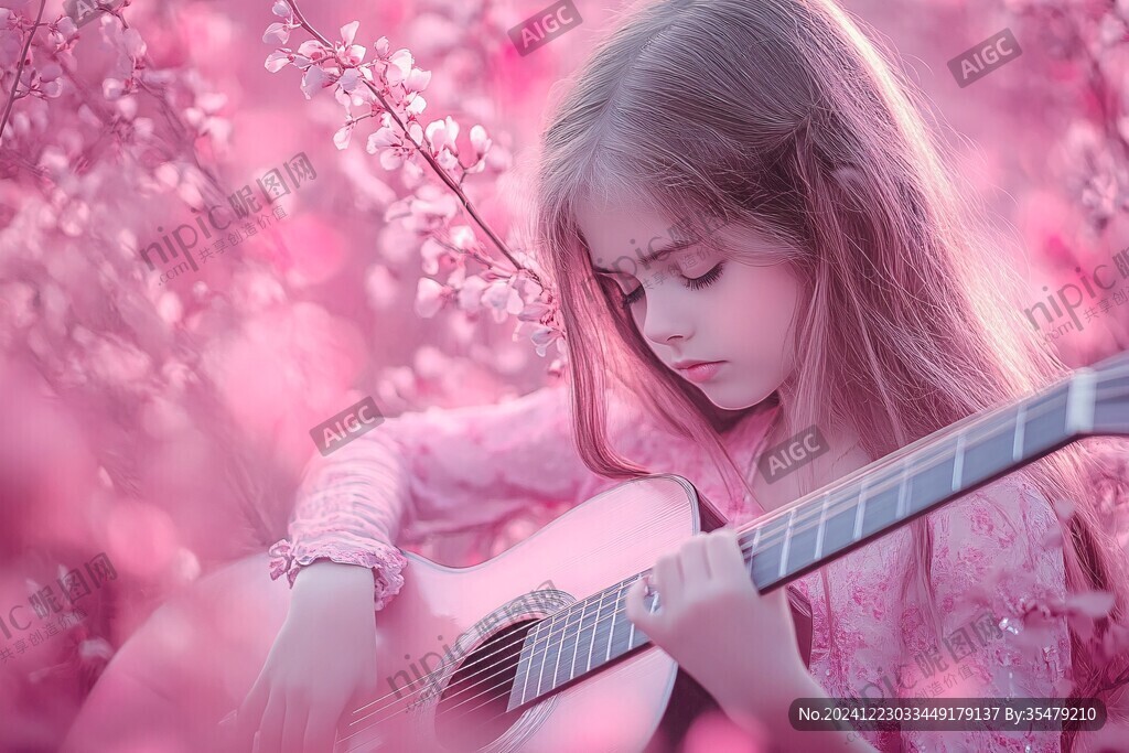 彈吉他的少女