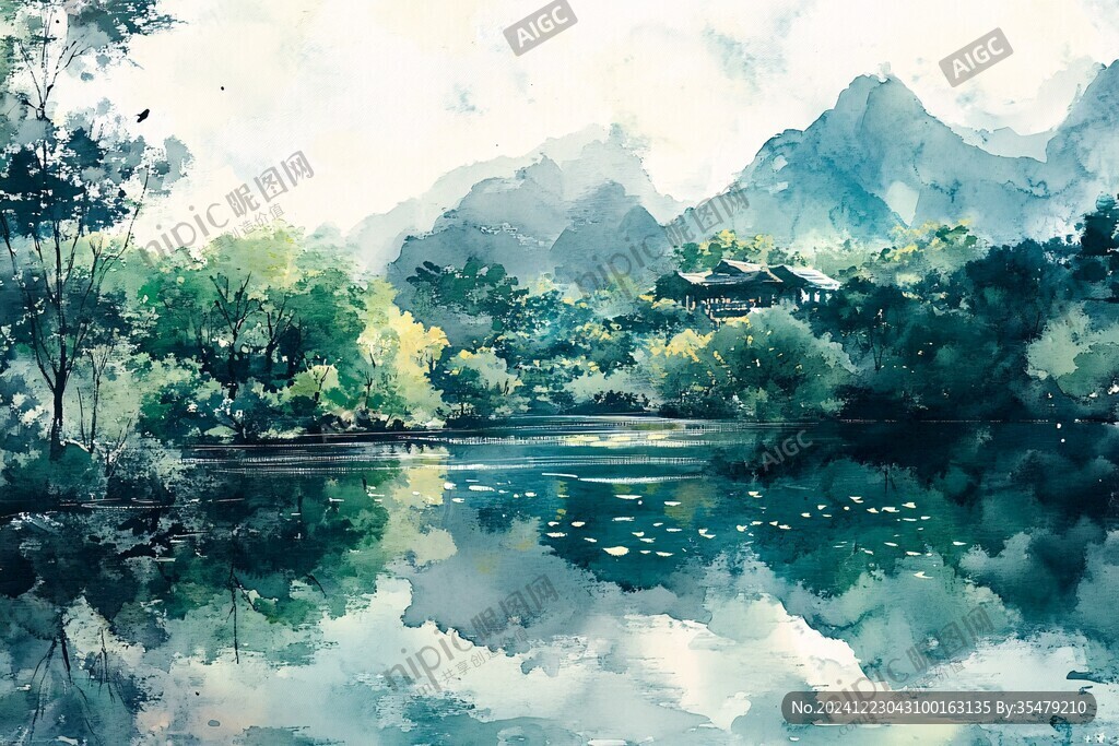 靜思園水彩