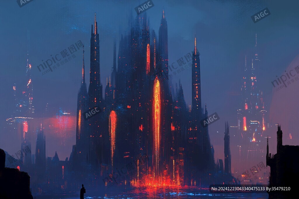 科幻城市背景