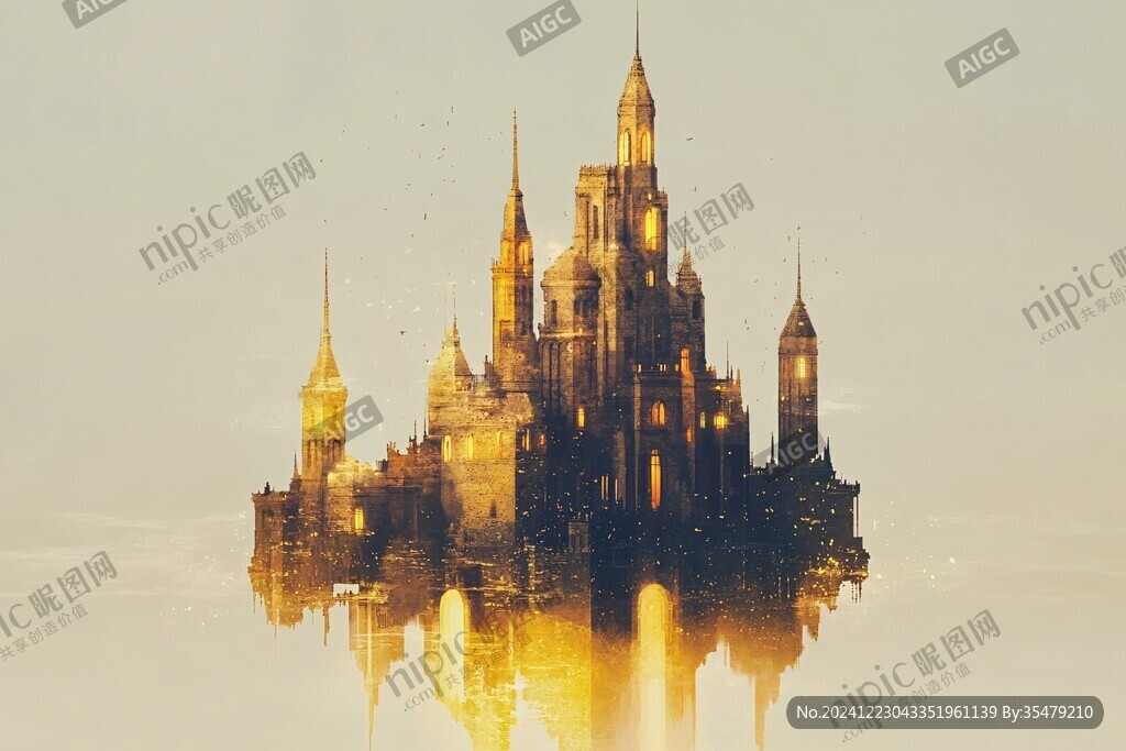 大氣金色城市
