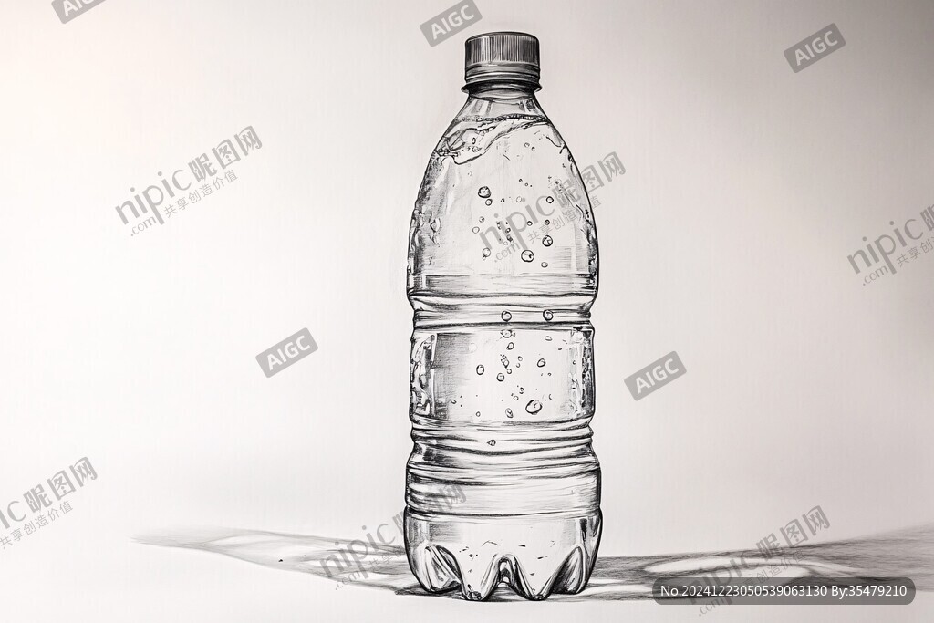 礦泉水插畫