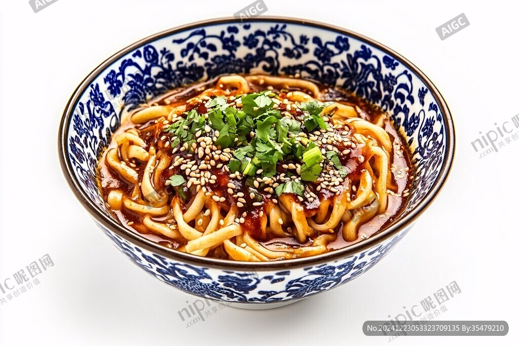 麻辣面白底圖