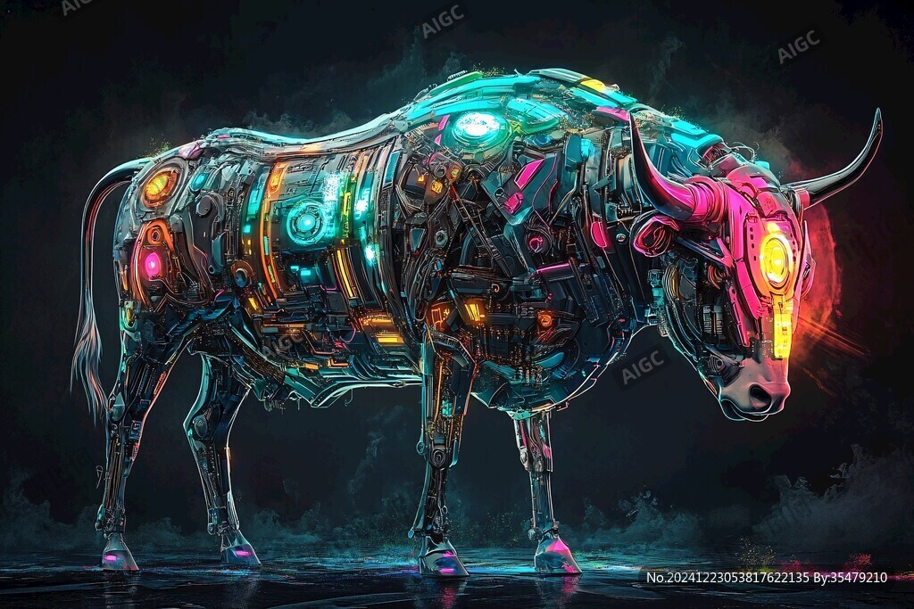 科幻風(fēng)格牛