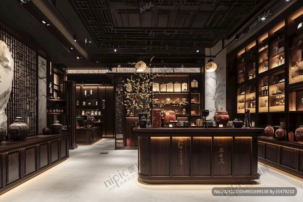 中式茶葉店