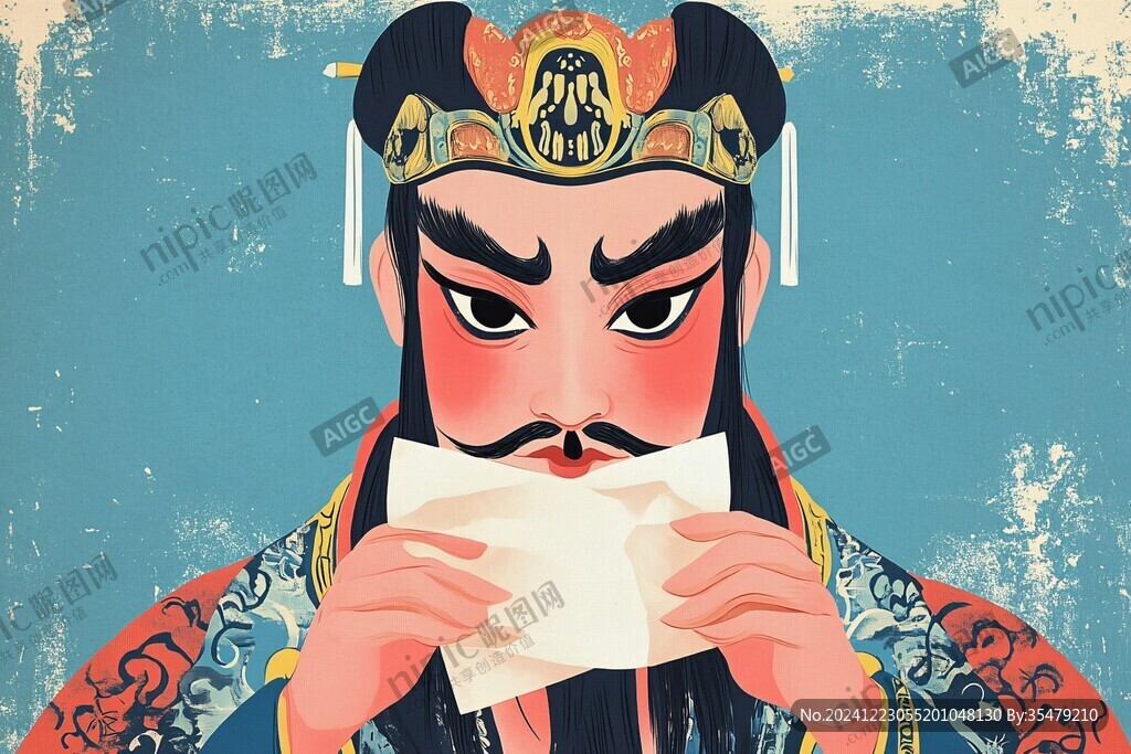 戲曲人物插畫
