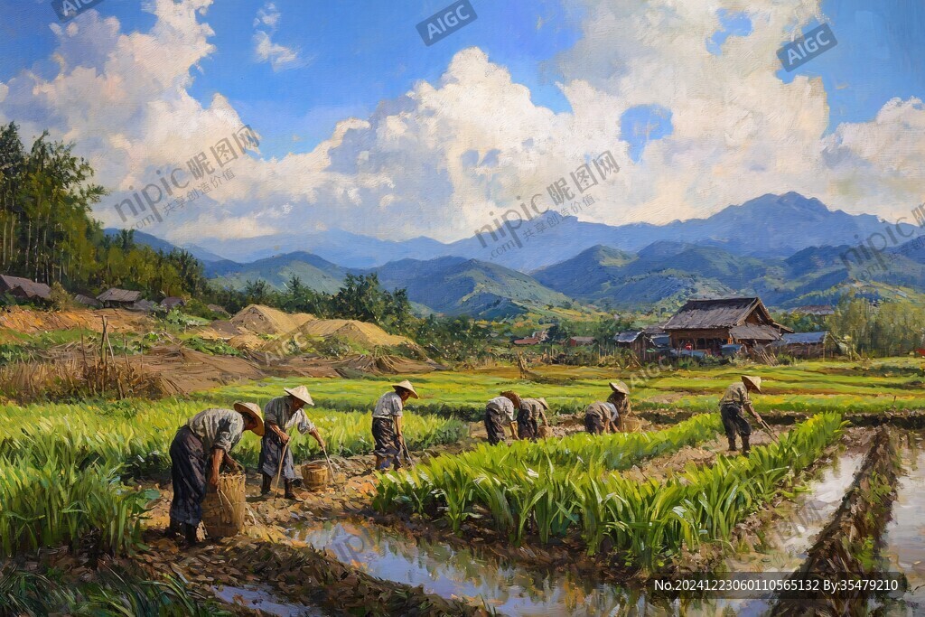 朝鮮族農業生活場景