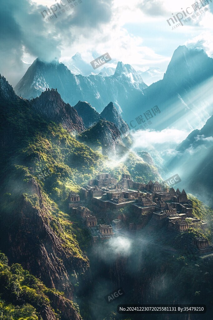 唯美奇幻大山