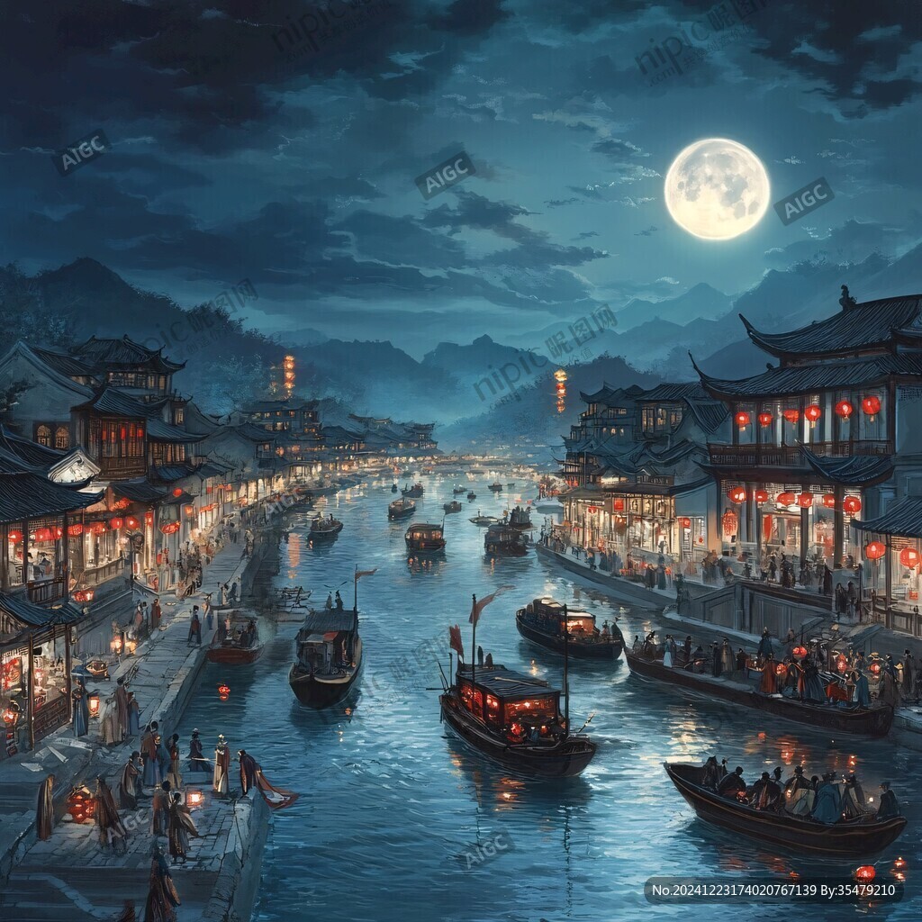 古代繁華夜市