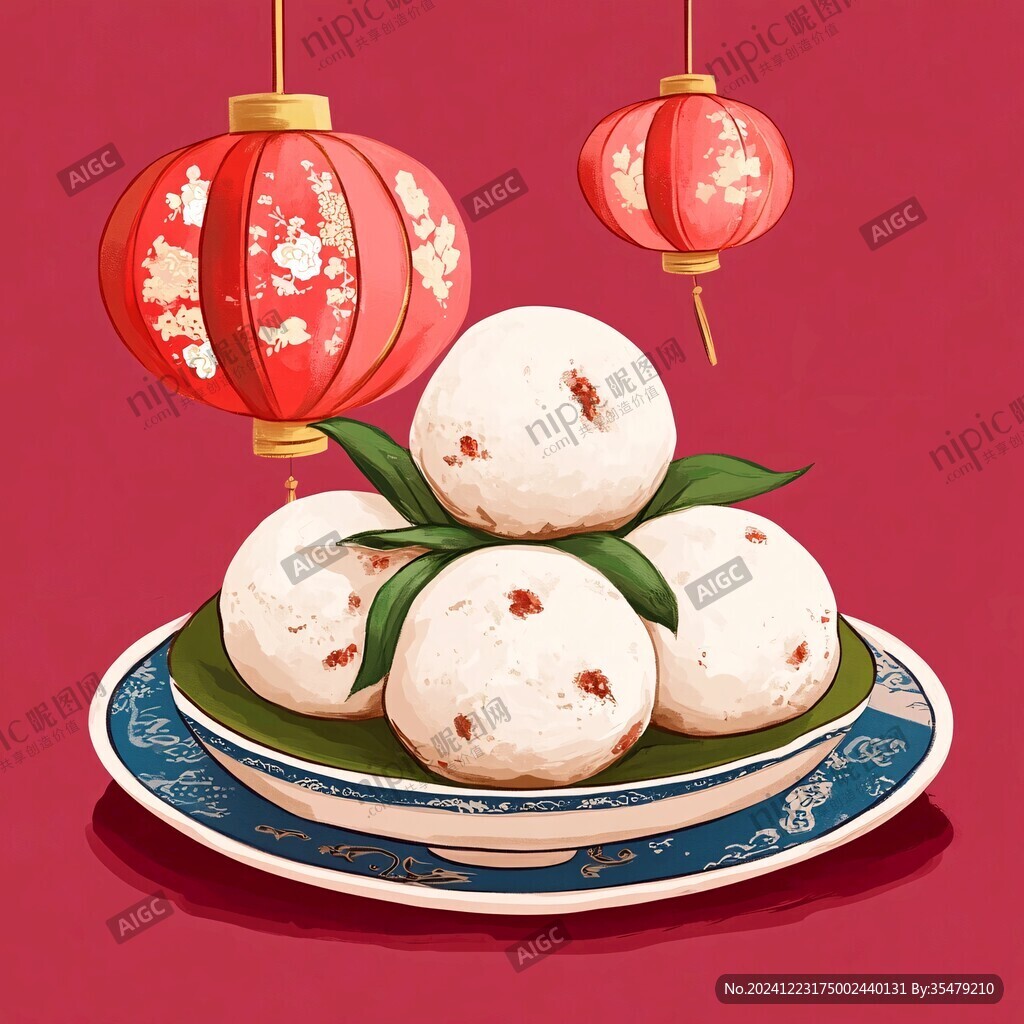 大棗餑餑插畫