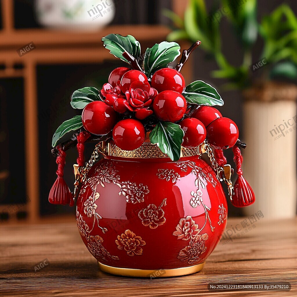 富貴平安花插