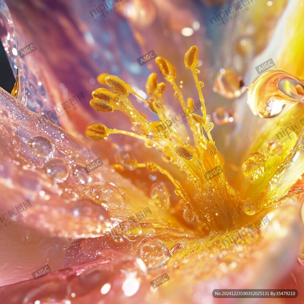 水珠花蕊