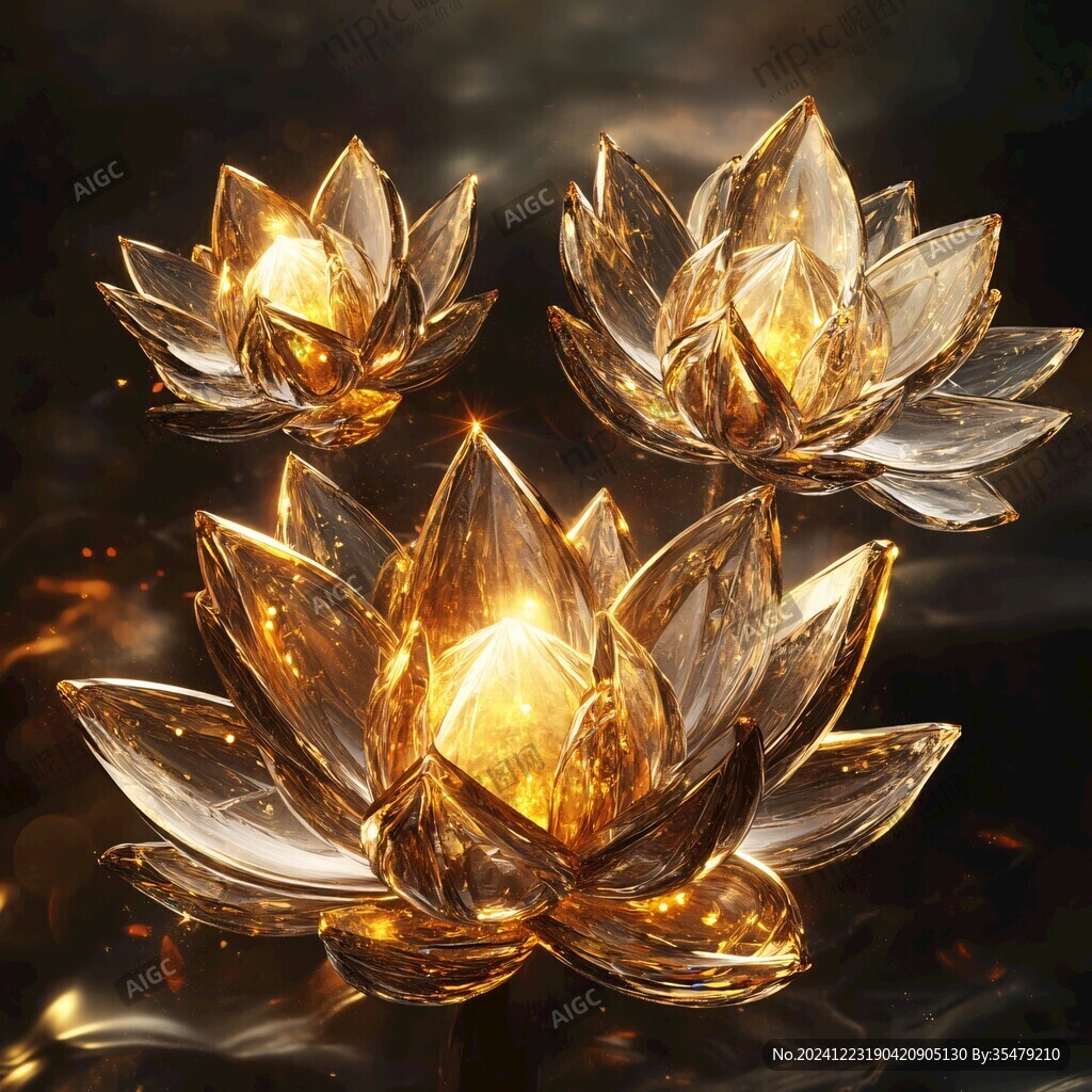 水晶蓮花