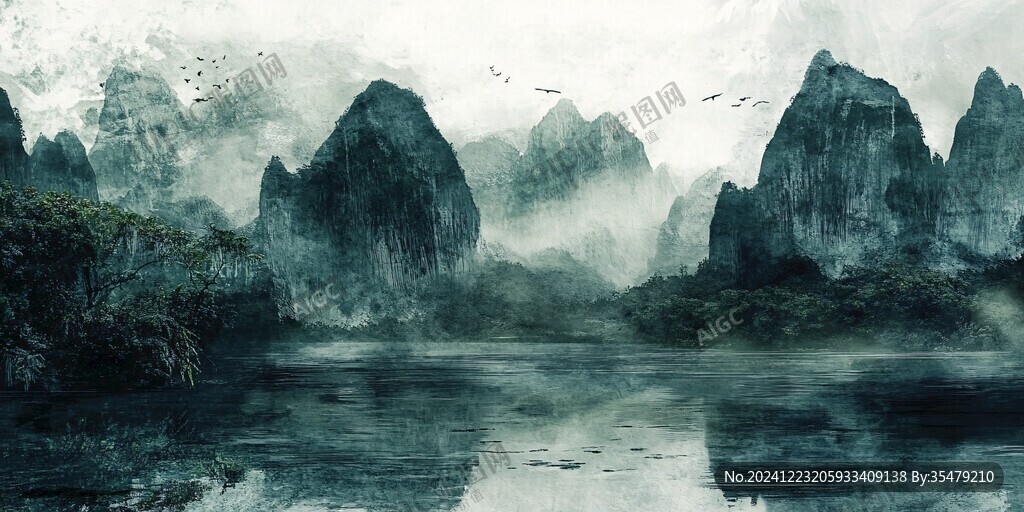 高清古風山水