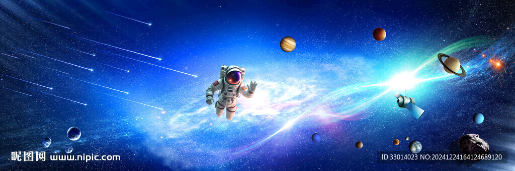 閃電星空