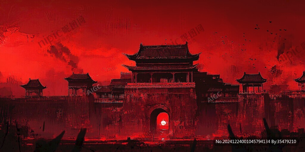 萬箭齊射城門場景