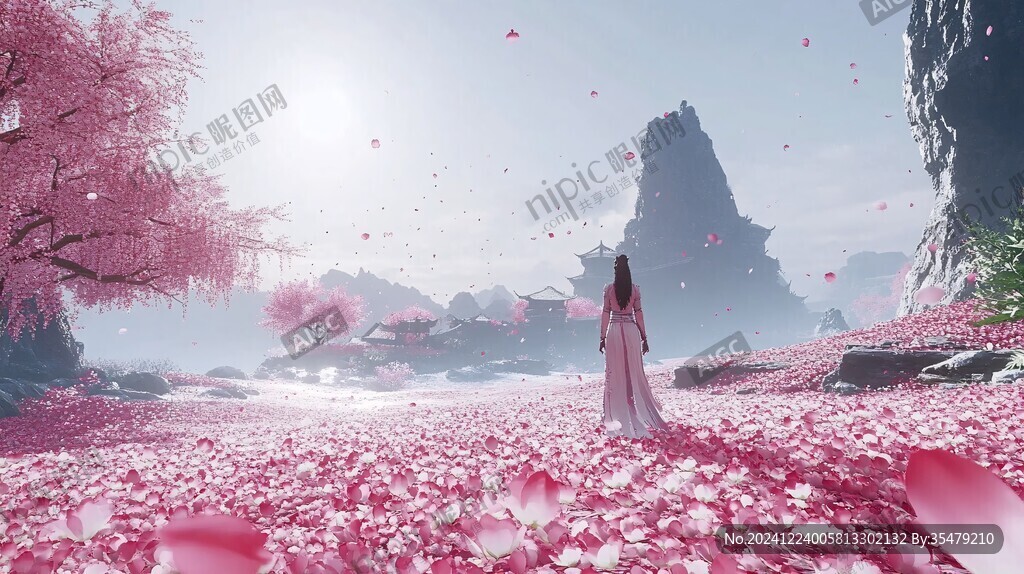 人面桃花相映紅